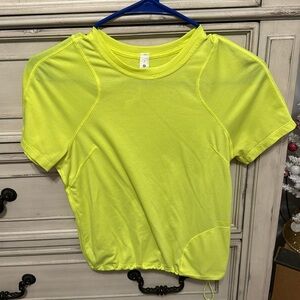 Neon Lululemon top size 2